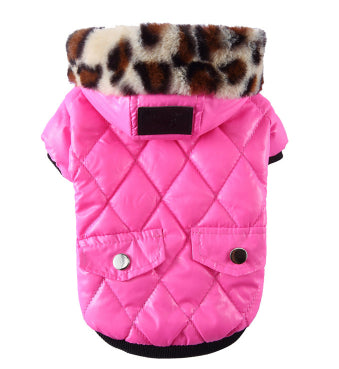 Dog Autumn and Winter Coat Fur Collar