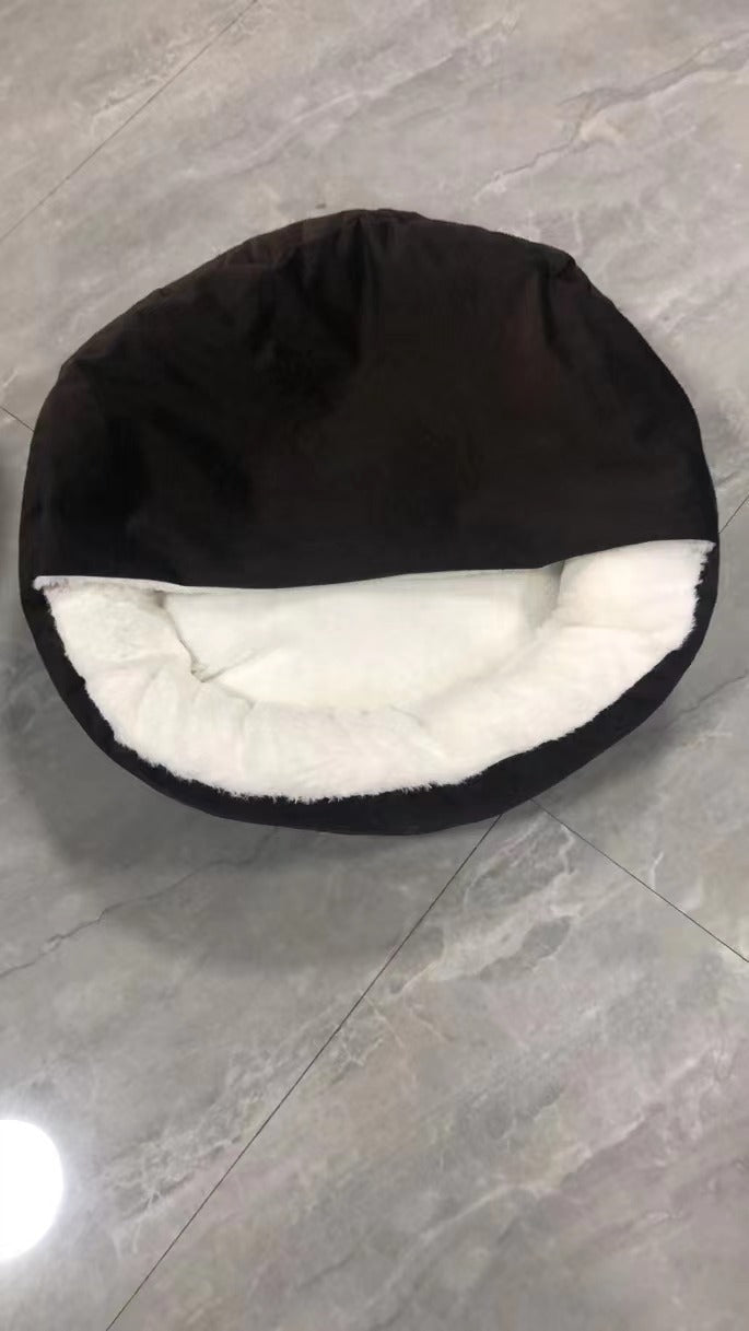 Pet Deep Sleep Bed Nest with Cover Quilt