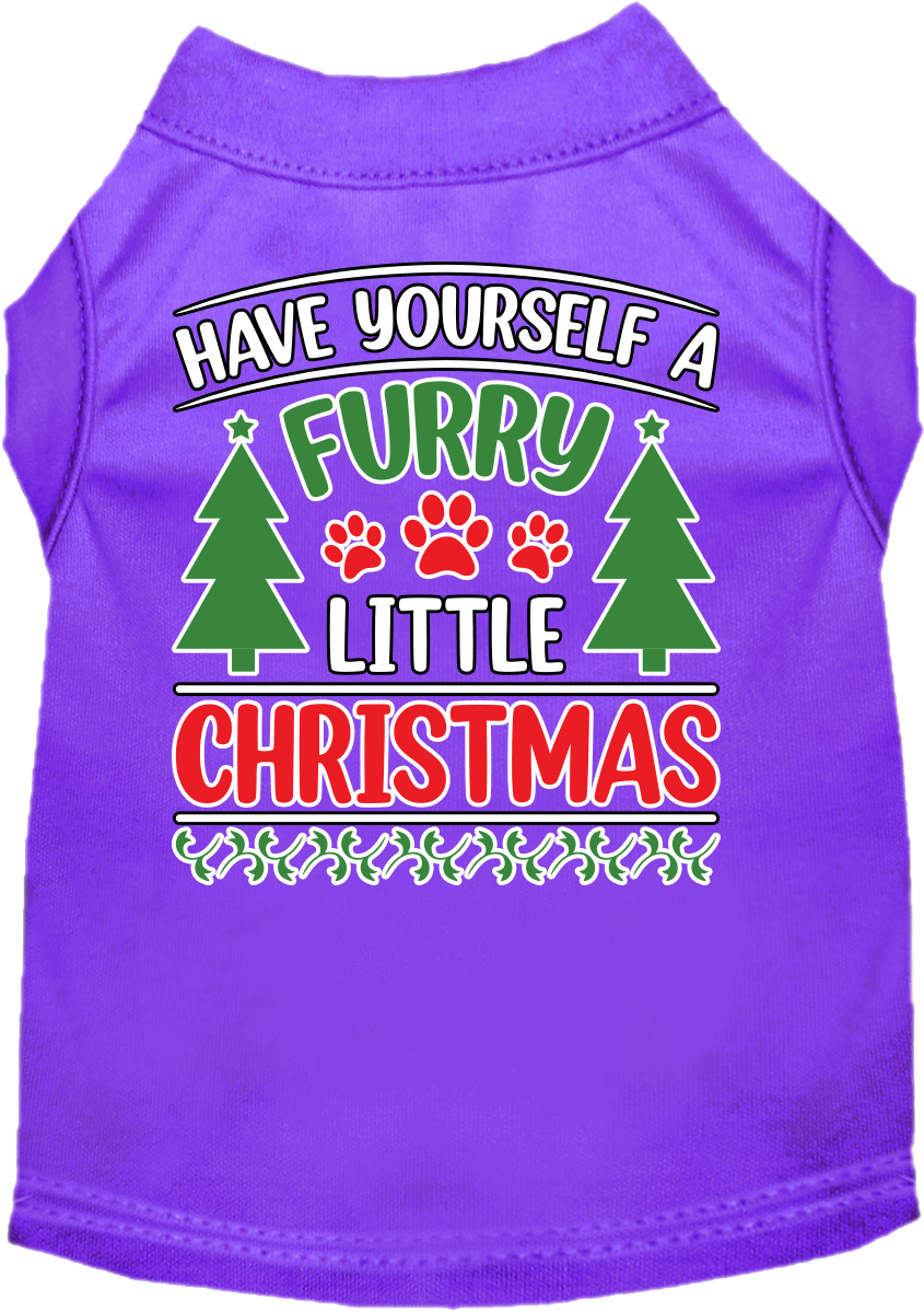 Christmas Dog & Cat Shirt, "Have Yourself A Furry Little Christmas"