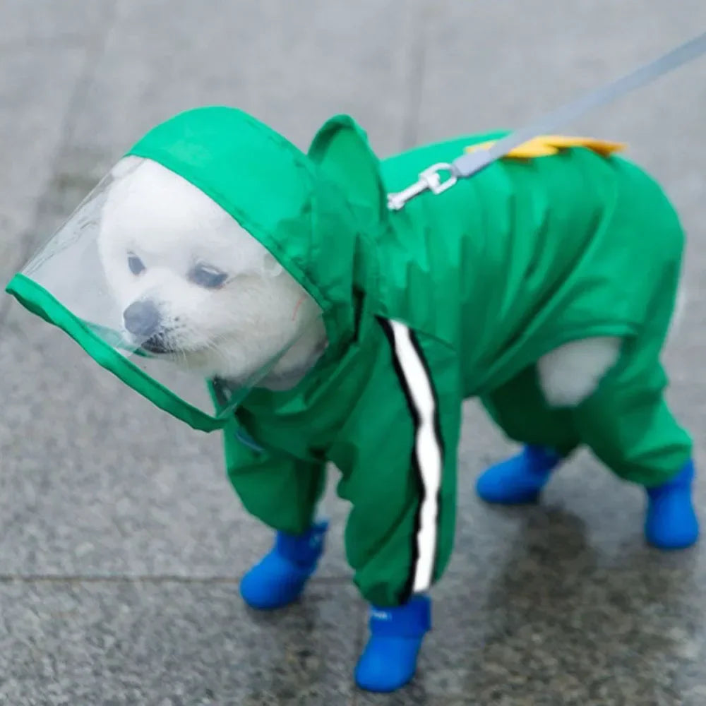 Dog Raincoat, Full Body Coverage, Reflective