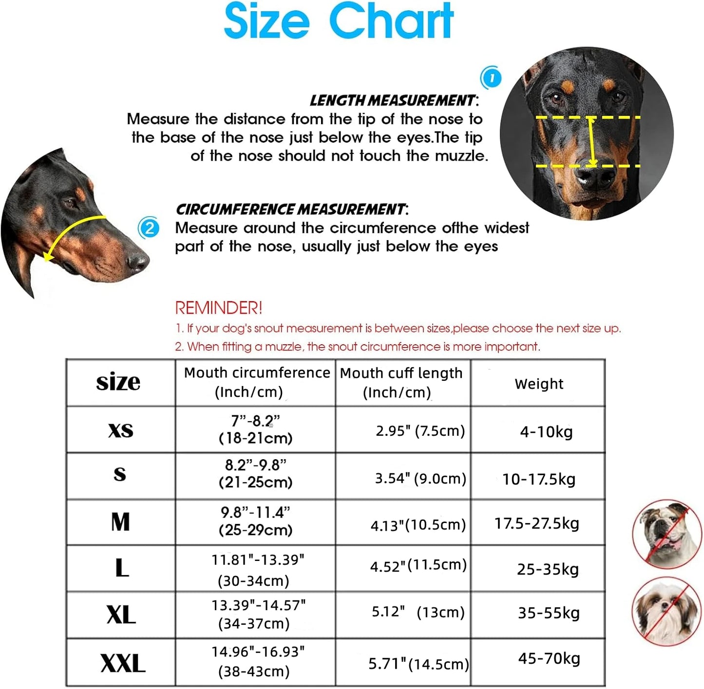 Dog Breathable Basket Muzzle, Reflective