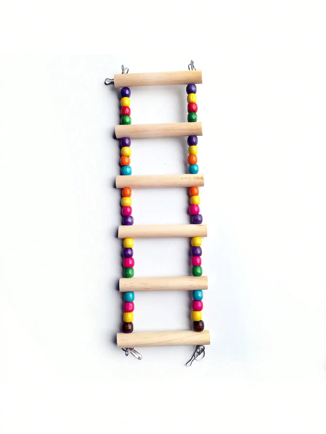 Multistep Bird Climbing Ladder Toy 4/5/6 Steps Parrot Cage Accessory