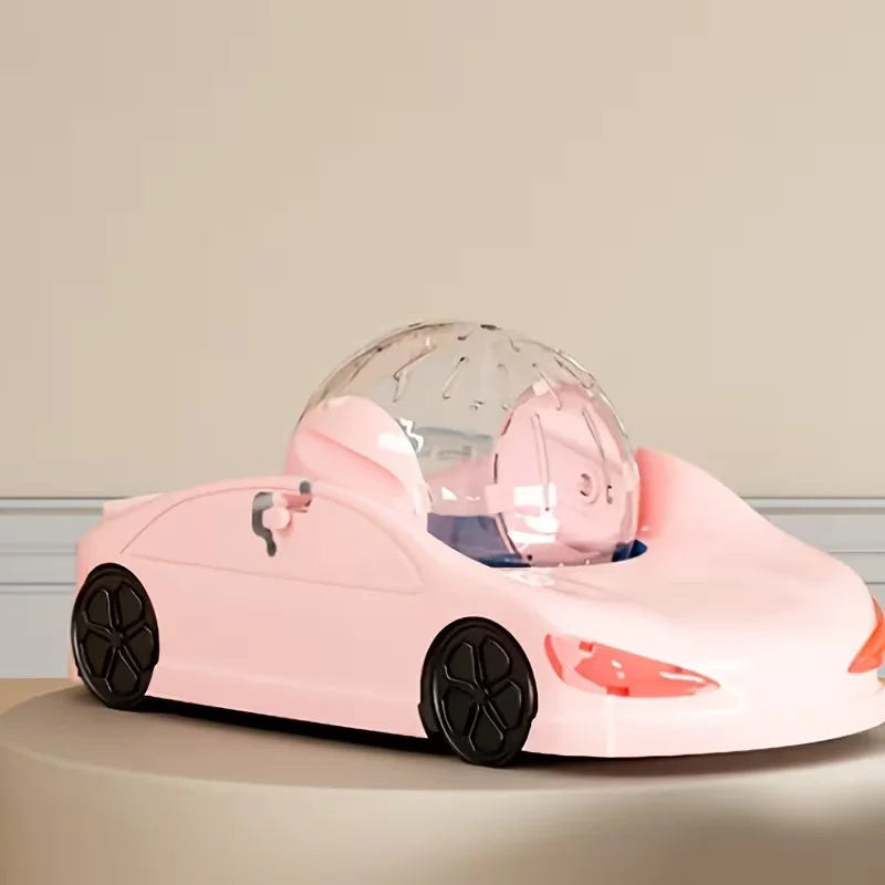 Sports Car Toy With Interactive Rolling Ball For Hamsters