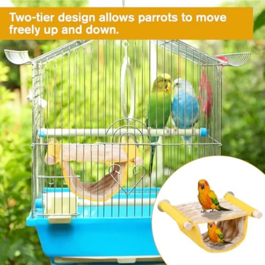 Bird Hanging Hammock, Snuggle Hut, Bed For Cage