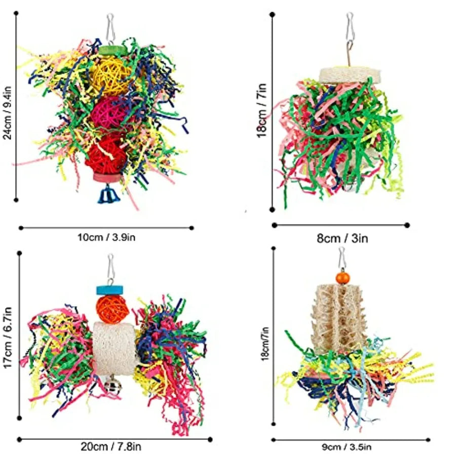 Hanging Bird Shredding/ Foraging Toys