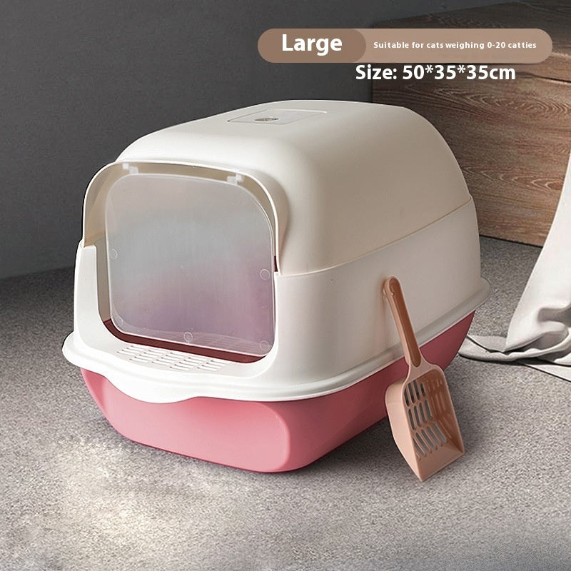 Cat Litter Box Fully Enclosed
