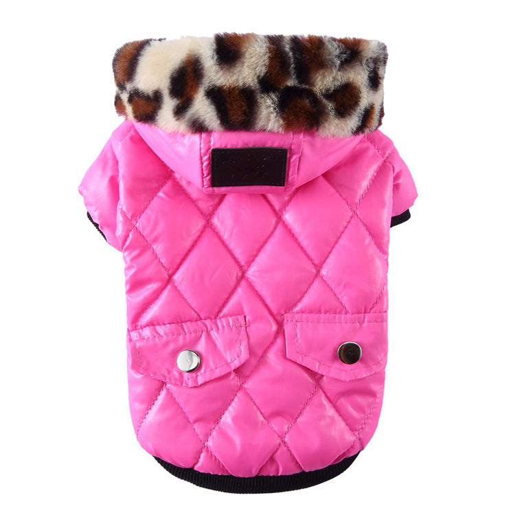 Dog Autumn and Winter Coat Fur Collar