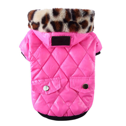 Dog Autumn and Winter Coat Fur Collar