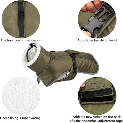 Winter Clothes Waterproof Cold-proof Cotton Coat Dog Clothing