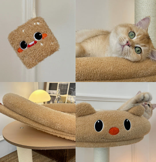 Climbing Tower, Catnip Toy, Bed, Scratching Post