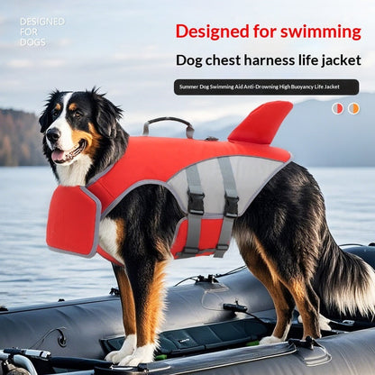 Dog Swimwear, Anti-choking Design, Towable Buoyancy