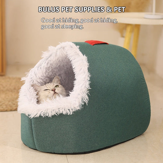 Enclosed Pet Bed, Portable For Small Dogs, Cats