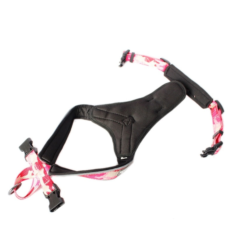 Harness with breast strap collar