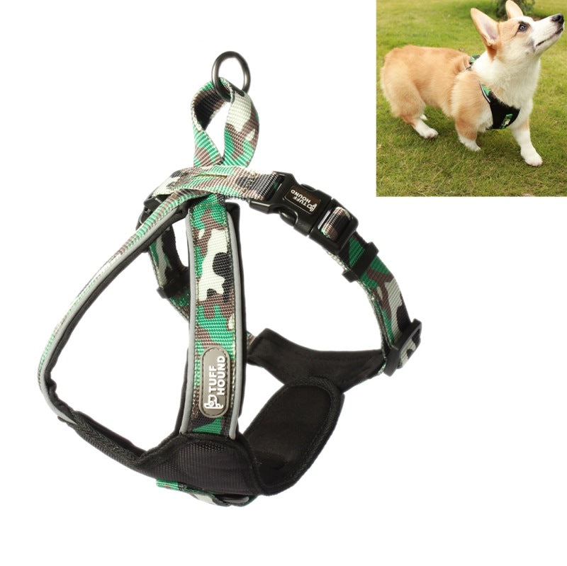 Harness with breast strap collar
