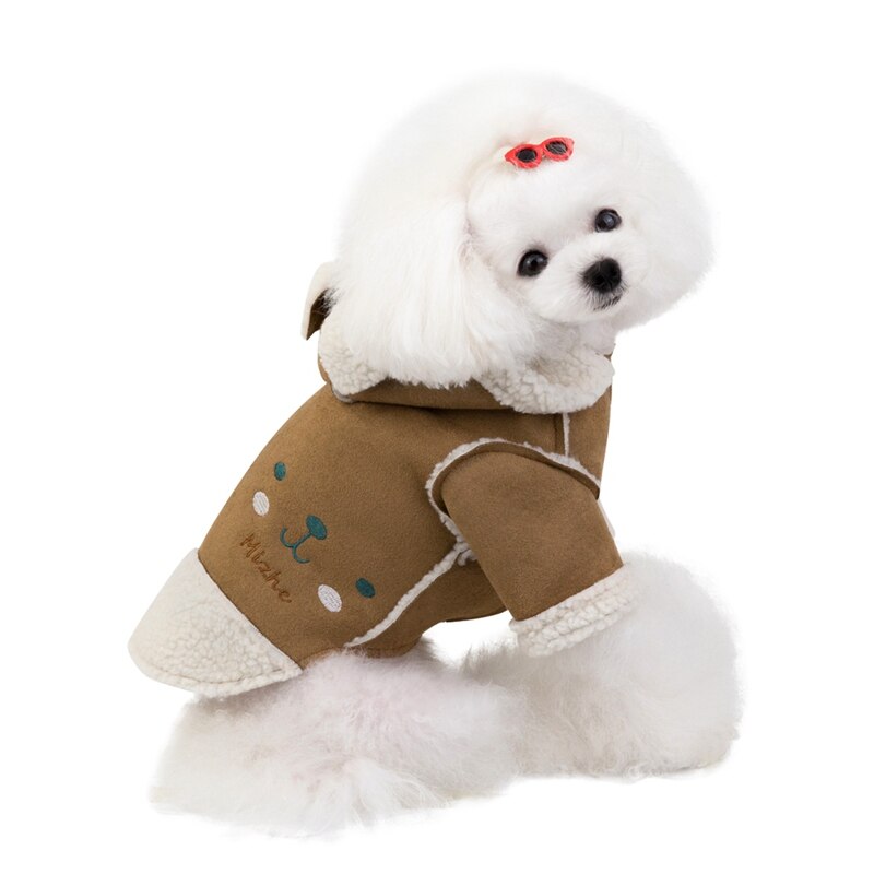 Cute Pet Clothes Deerskin Velvet