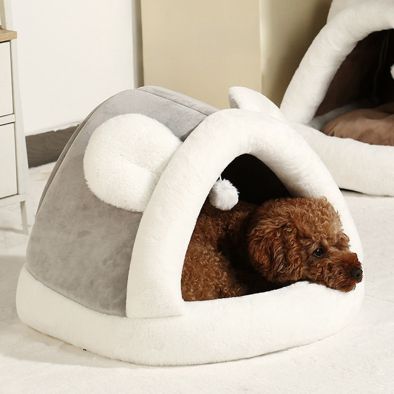 Pet Tent Cave Bed For Cats Small Dogs