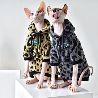 Cotton Camouflage Sweater Hairless Cat