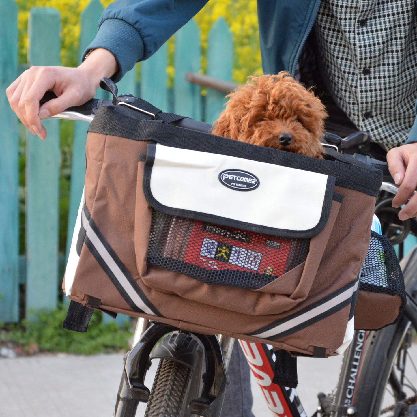 Pet Bicycle Carrier Removable Front Basket