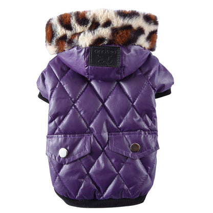 Dog Autumn and Winter Coat Fur Collar