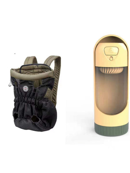 Pet Carrier Backpack Mesh Breathable Shoulder Bag