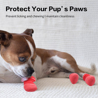 Anti Slip Dog Socks For Hardwood /Paw Protectors Booties -4Pcs