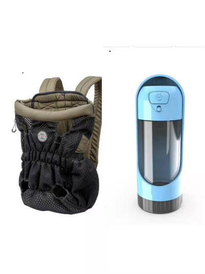 Pet Carrier Backpack Mesh Breathable Shoulder Bag