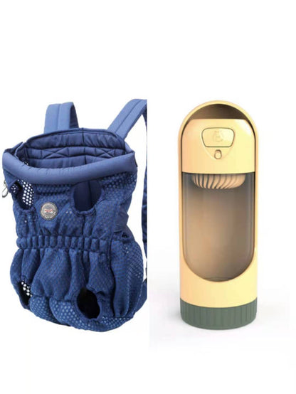 Pet Carrier Backpack Mesh Breathable Shoulder Bag