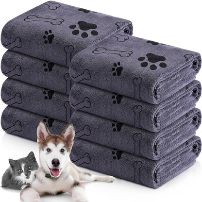 Pet bath towel quick drying and absorbent