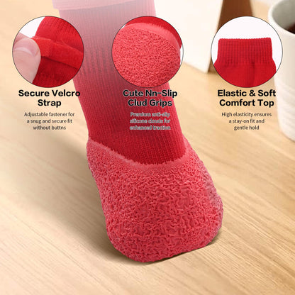 Anti Slip Dog Socks For Hardwood /Paw Protectors Booties -4Pcs