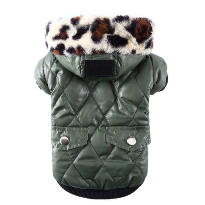Dog Autumn and Winter Coat Fur Collar