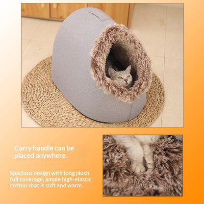 Enclosed Pet Bed, Portable For Small Dogs, Cats