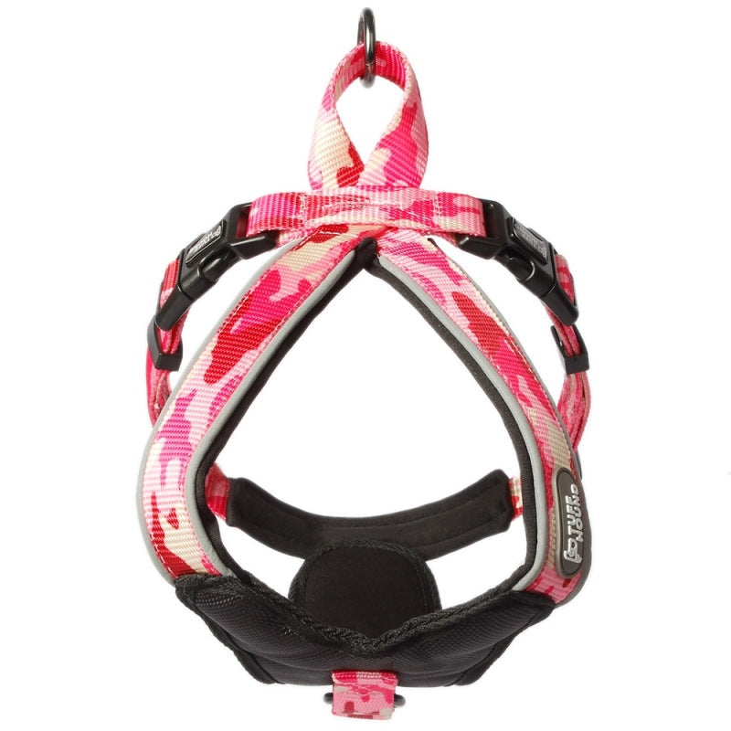 Harness with breast strap collar