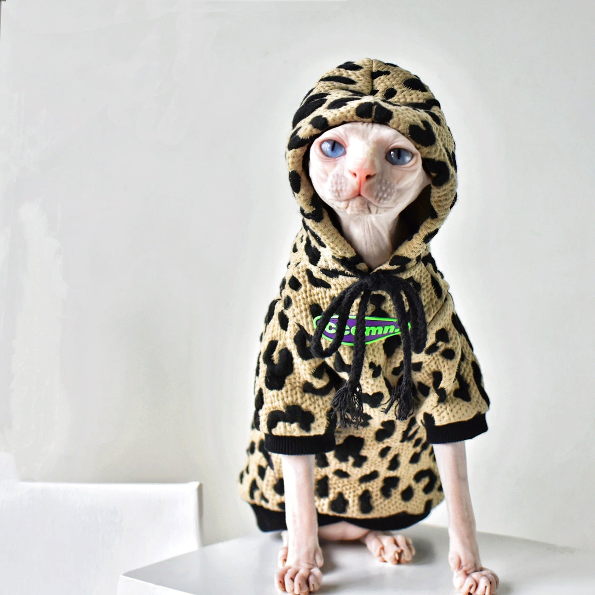 Cotton Camouflage Sweater Hairless Cat