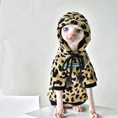 Cotton Camouflage Sweater Hairless Cat