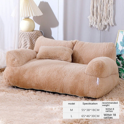 Luxury Cat Bed Sofa suitable for Cats and Dogs
