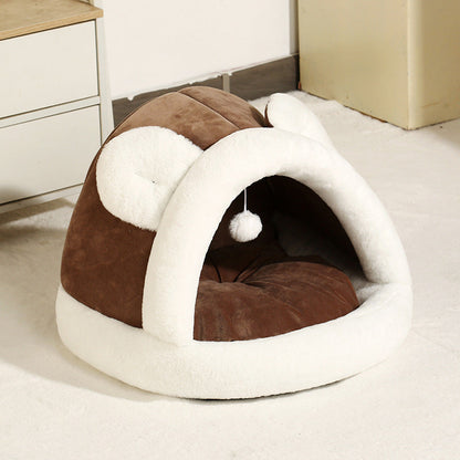 Pet Tent Cave Bed For Cats Small Dogs