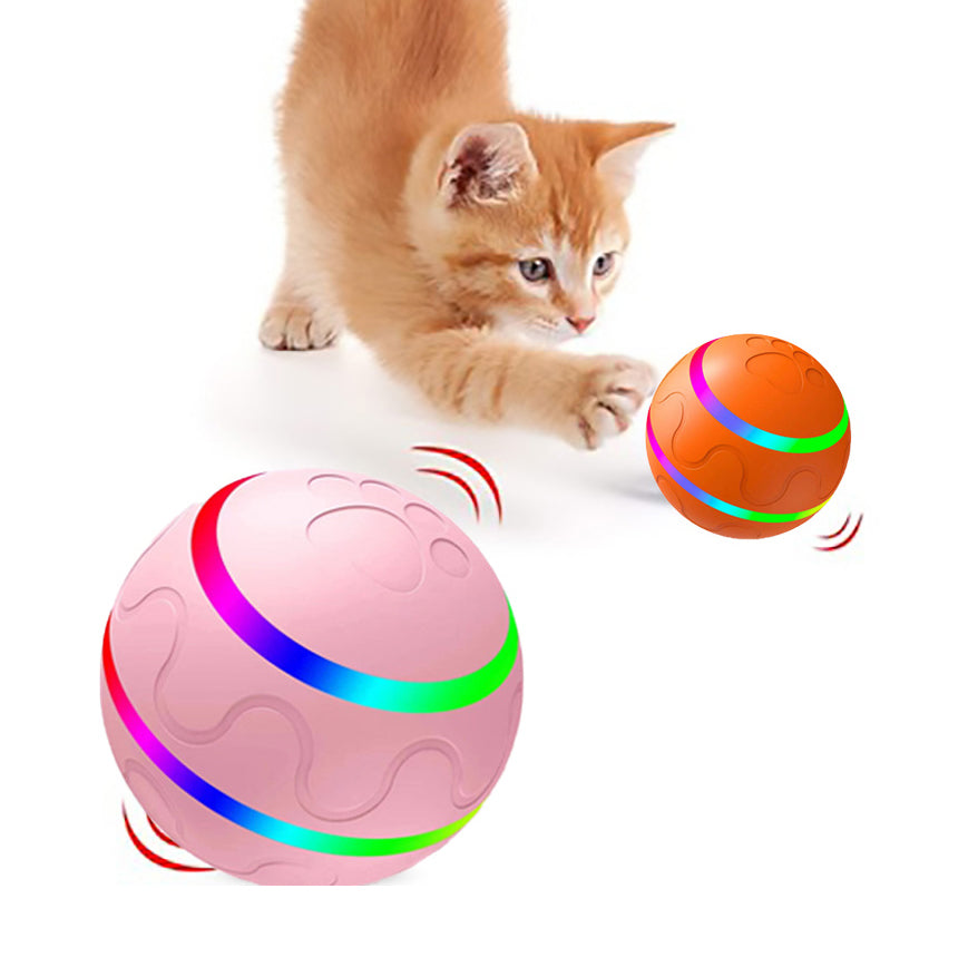 Cat Ball Toy Self Rotating, Intelligent USB