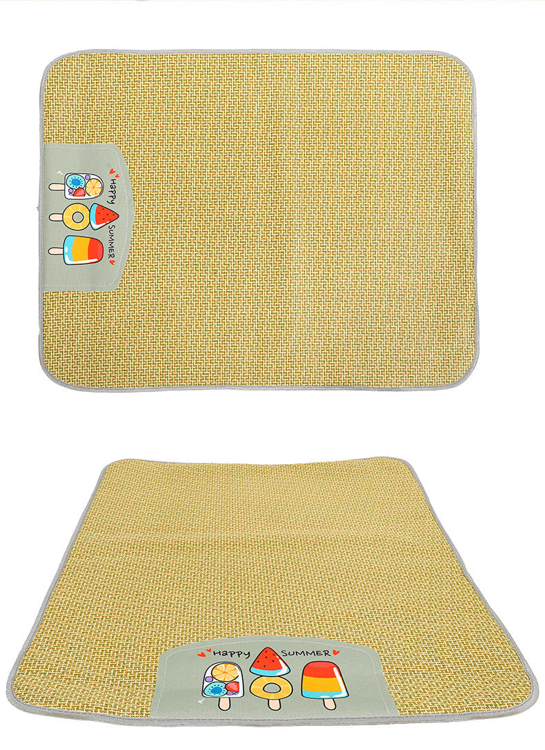 Pet Cooling/ Sleeping Grass Mat, Scratcher
