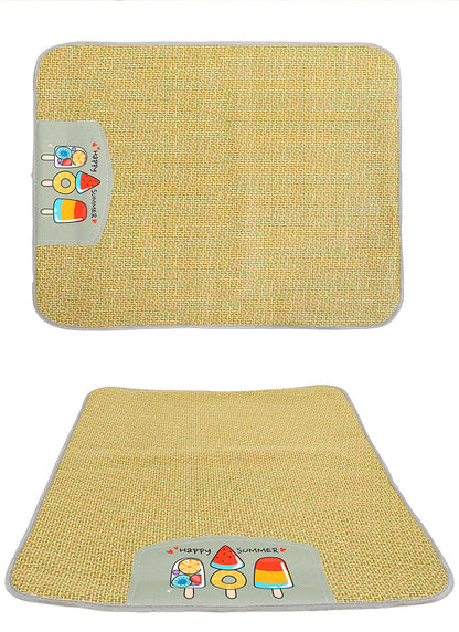 Pet Cooling/ Sleeping Grass Mat, Scratcher