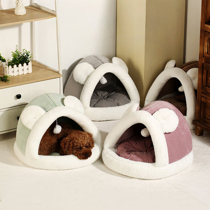 Pet Tent Cave Bed For Cats Small Dogs