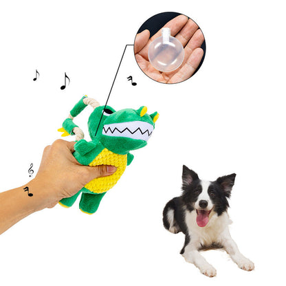 Dog Plush Sounding Chew Toy Durable
