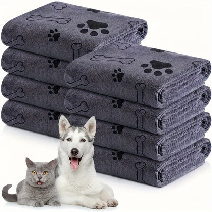 Pet bath towel quick drying and absorbent