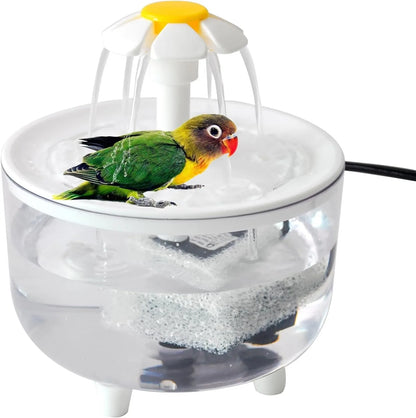 Indoor Bird Bath Fountain with Filter Pump