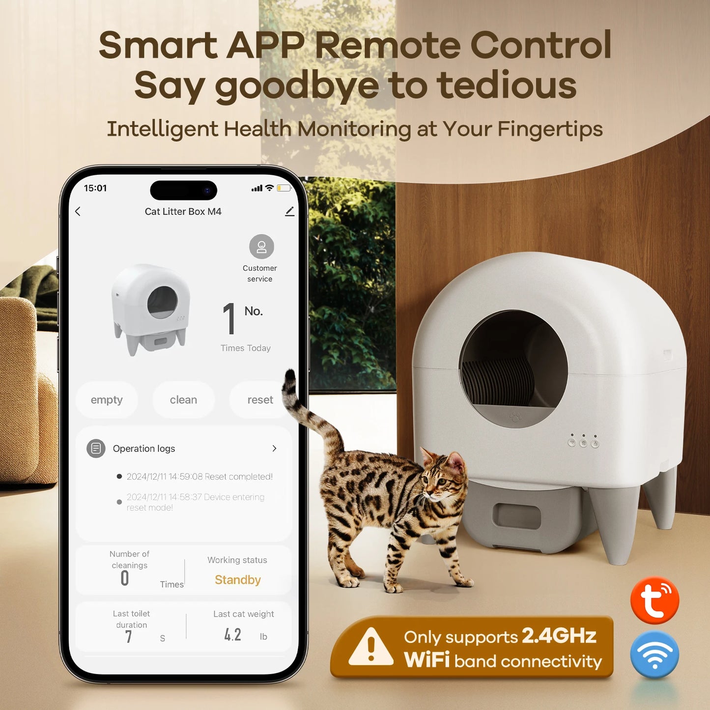 Self-Cleaning Automatic Cat Litter Box