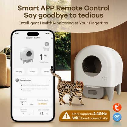 Self-Cleaning Automatic Cat Litter Box