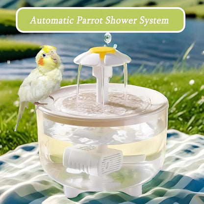 Indoor Bird Bath Fountain with Filter Pump