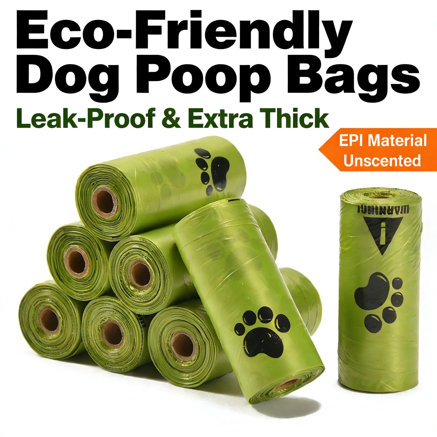 Pet Waste Bags Unscented Eco-friendly Leak Proof