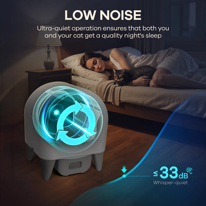 Self-Cleaning Automatic Cat Litter Box