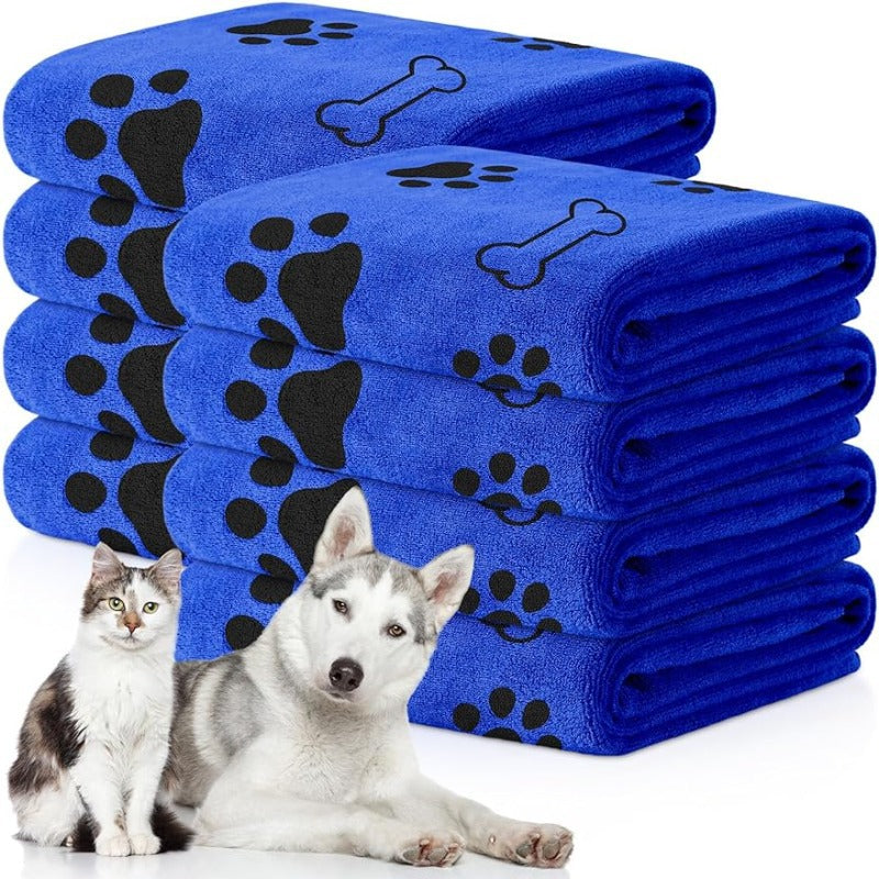 Pet bath towel quick drying and absorbent