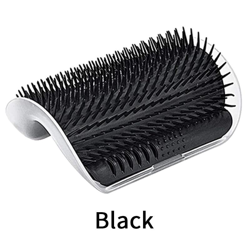 Corner Mounted Pet Grooming Massage Brush And Deshedder